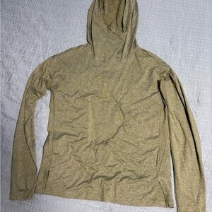 Athleta Light Brown Hoodie Sweatshirt